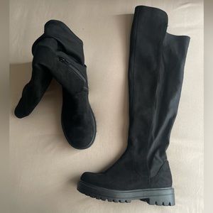 Platform knee high boots, Size 7.5